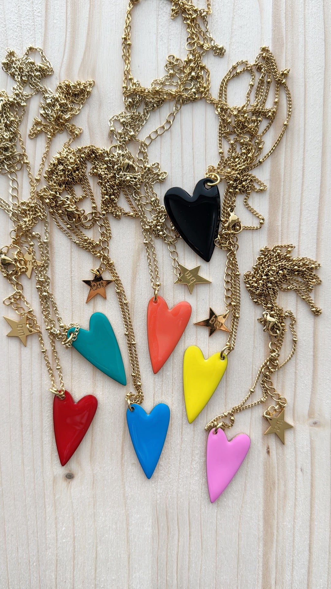 Collana Cuoricini