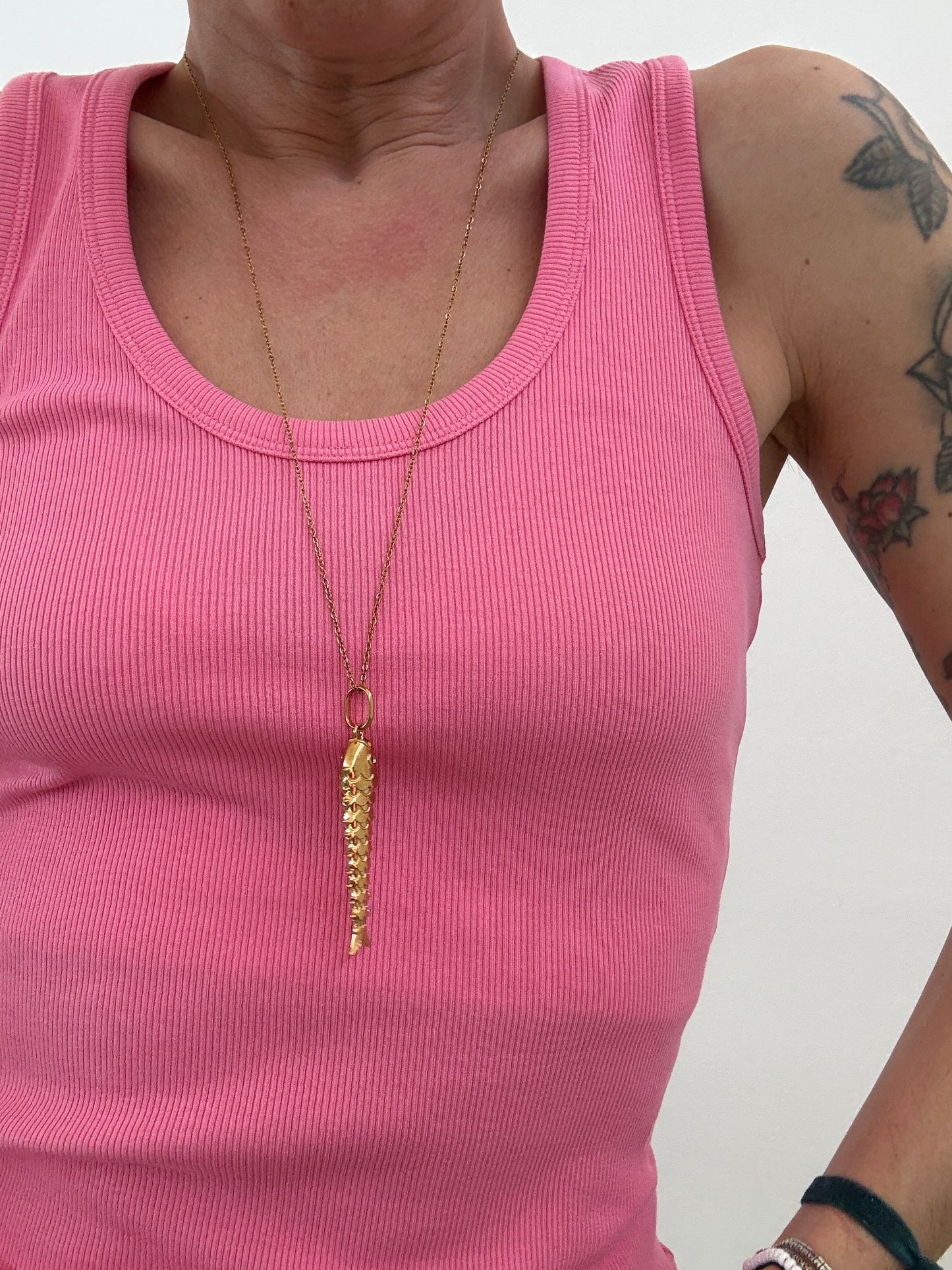 Collana pesce boqueron catena basic