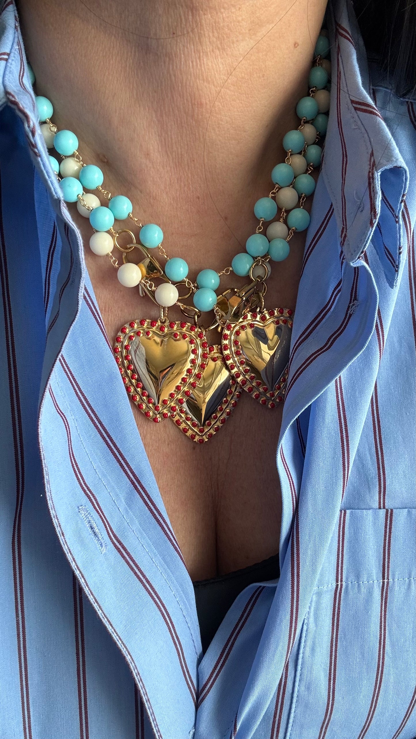 Collana cuore matto