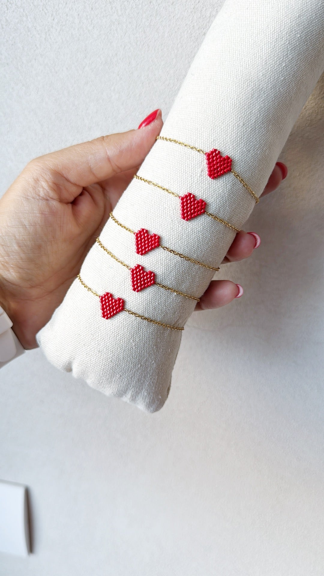 Bracciale cuore Miyuki
