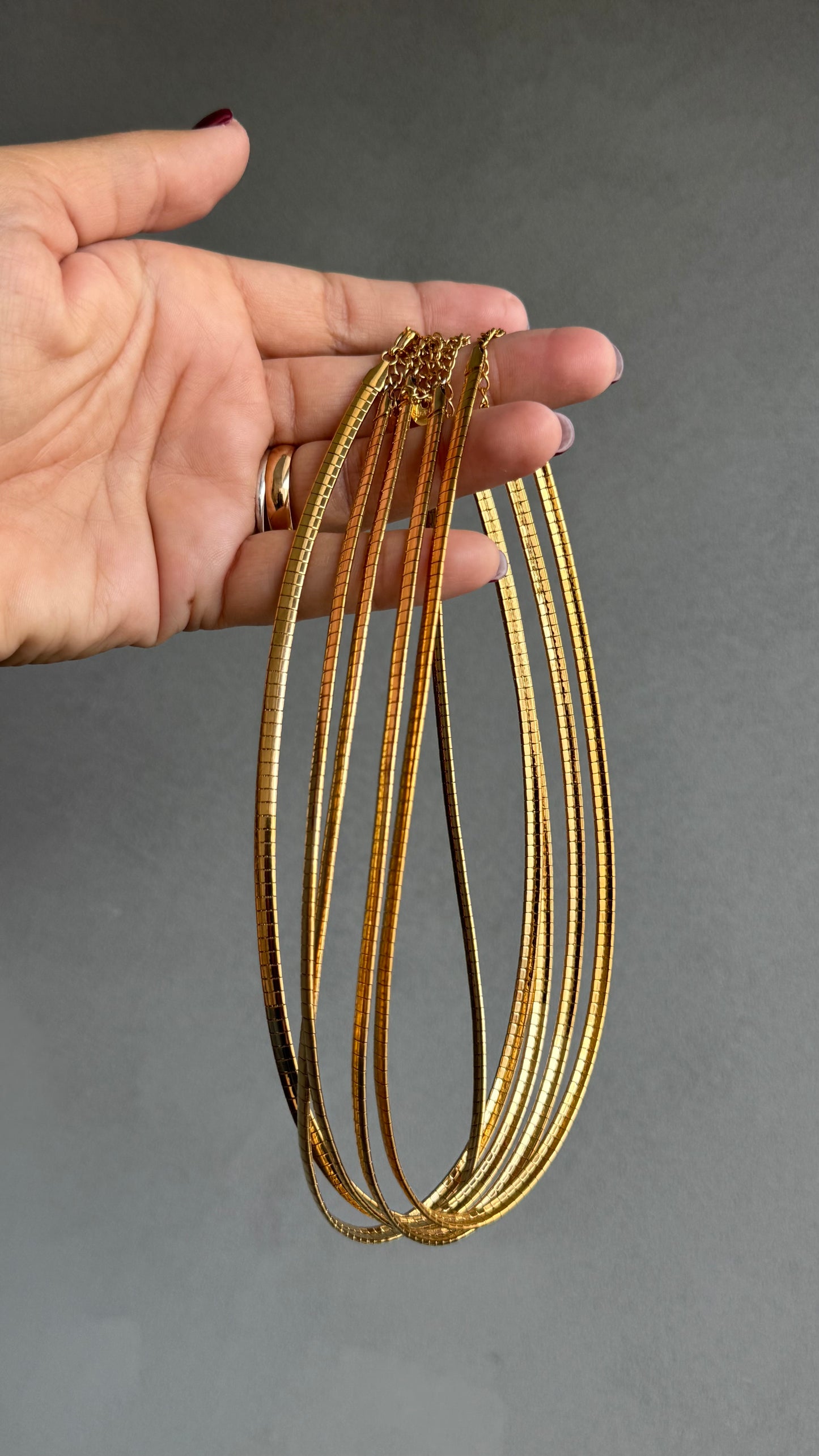Collana semirigida Gold