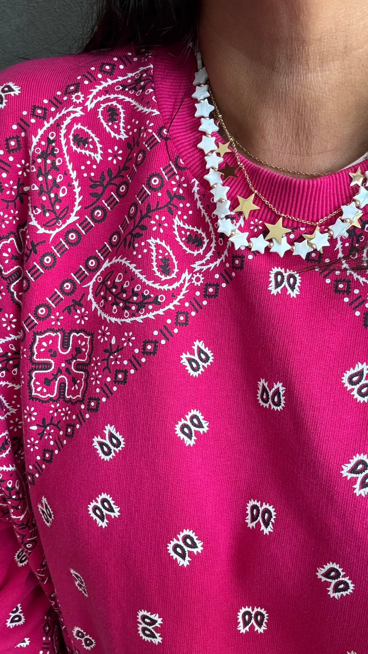 Collana cielo in madreperla