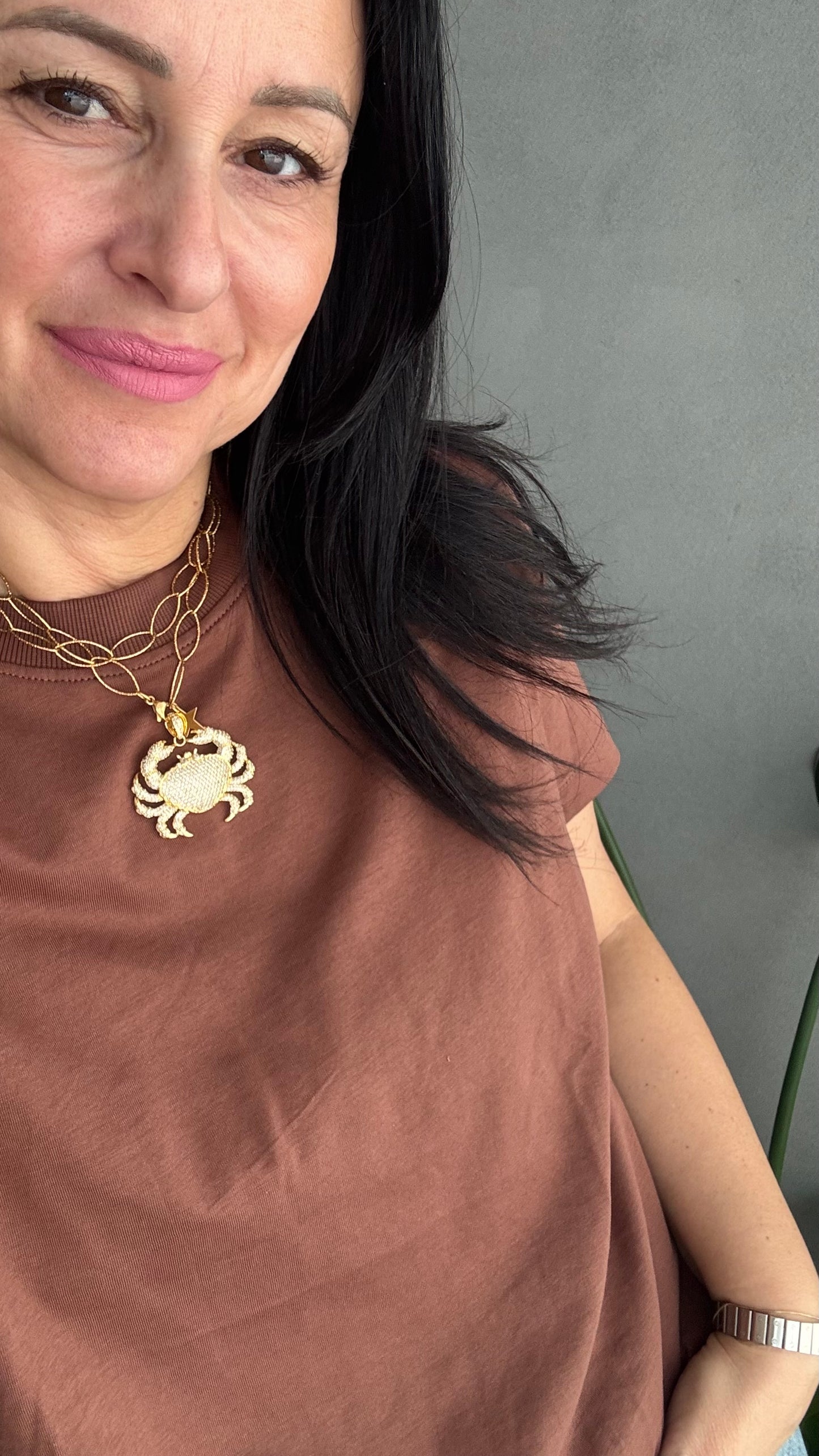 Collana granchio shine