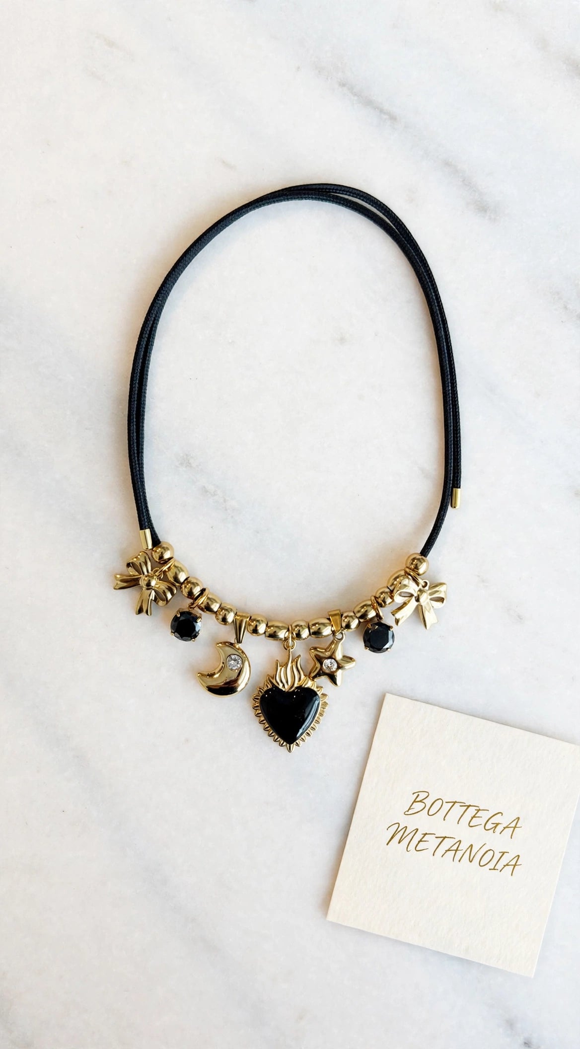 Collana magnetica onice