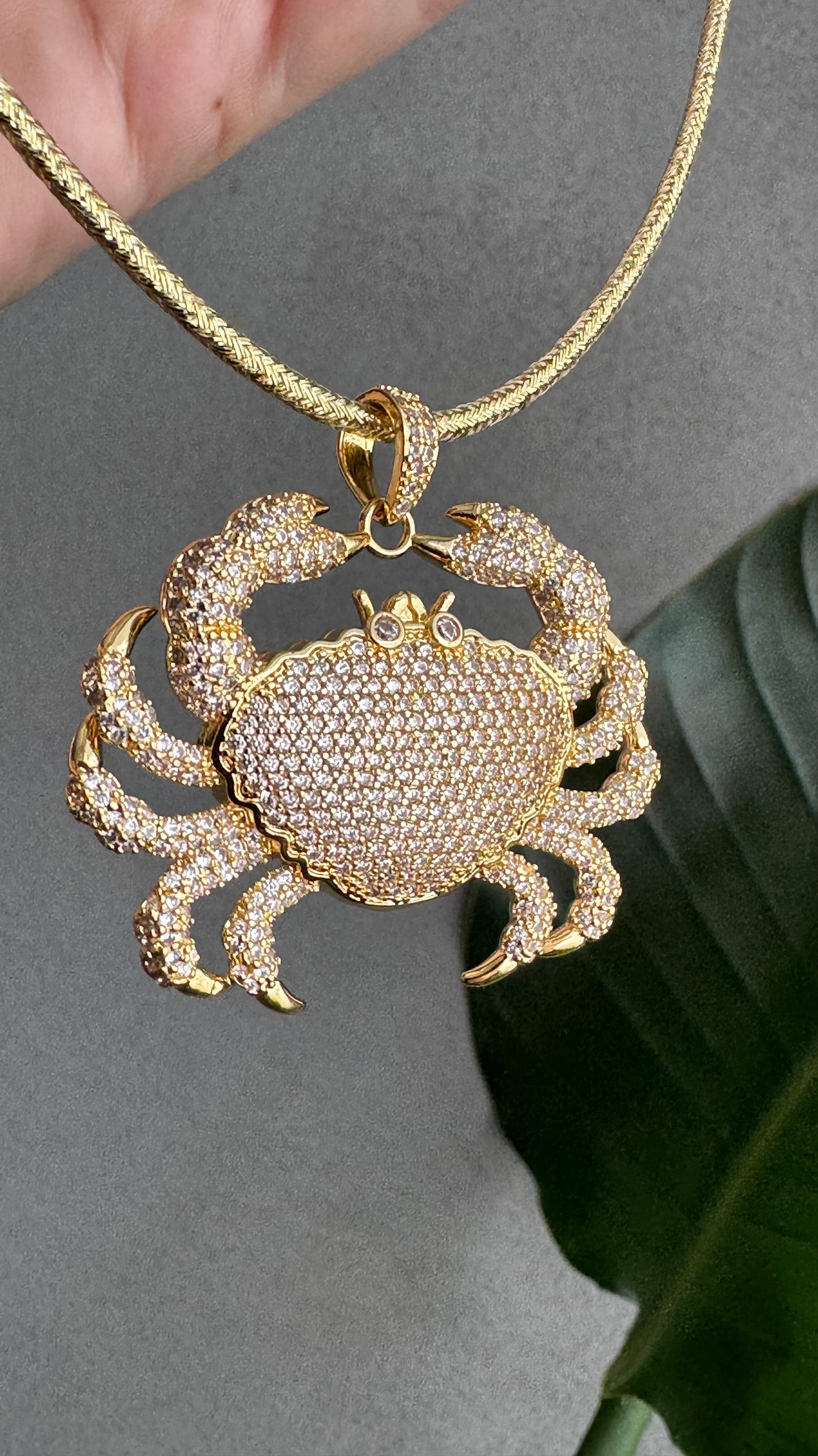 Collana granchio shine