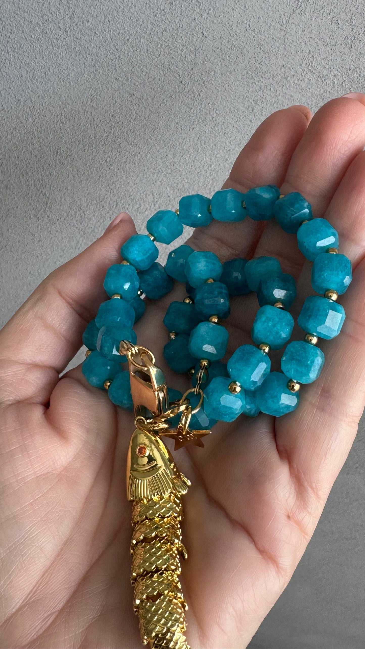 Collana Pesce Giada