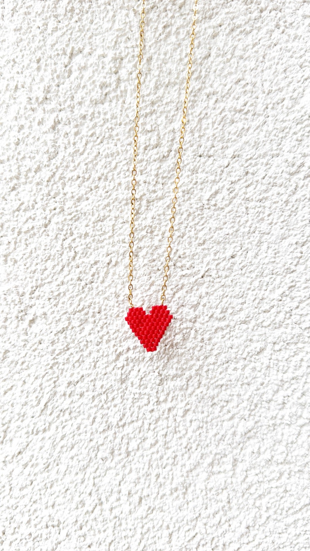 Collana cuoricino Miyuki