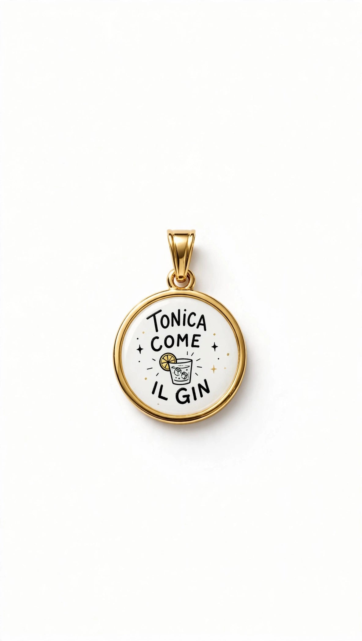 Ciondolo tonica come il gin