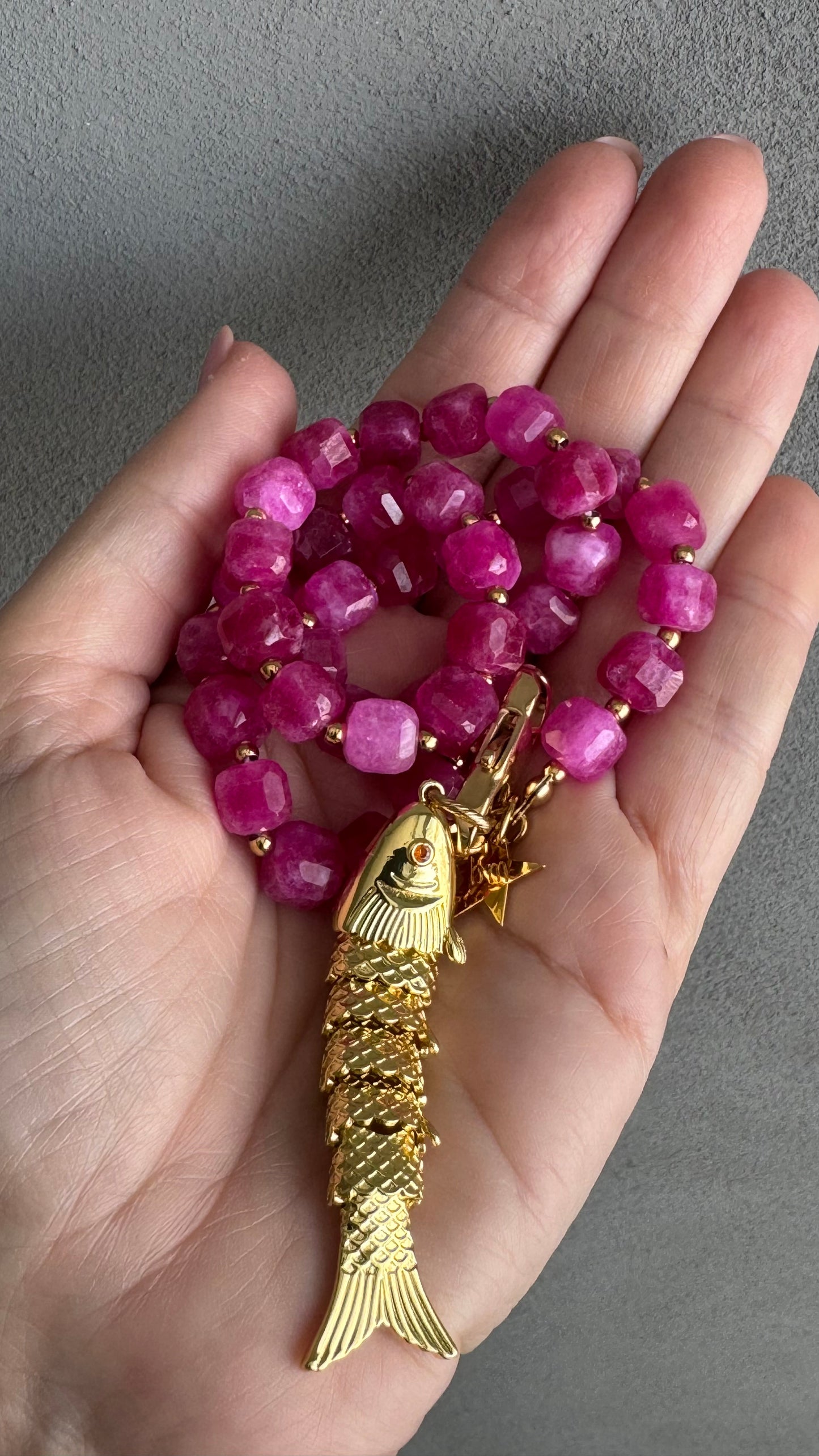 Collana Pesce Giada