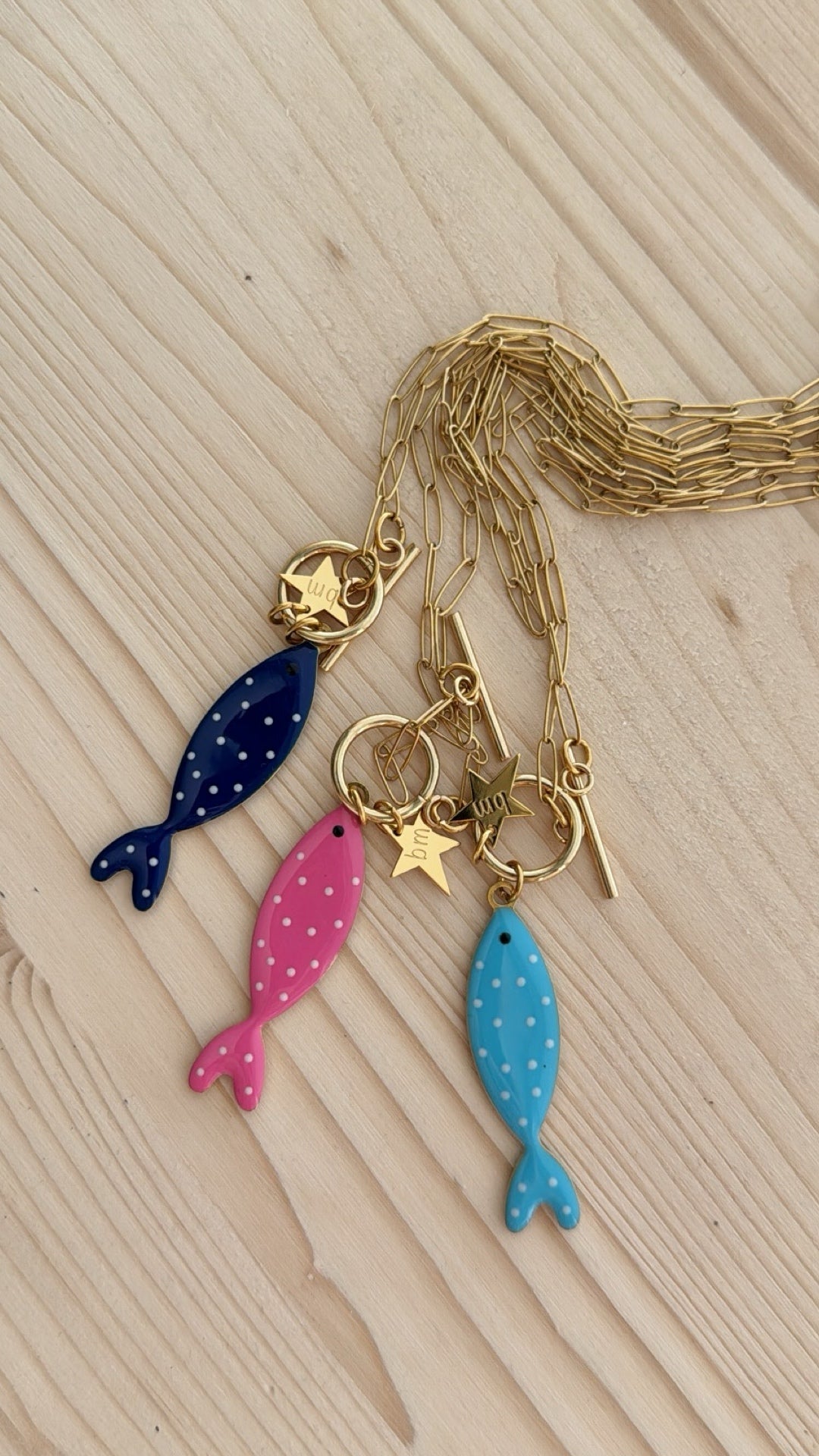 Collana pesce pois