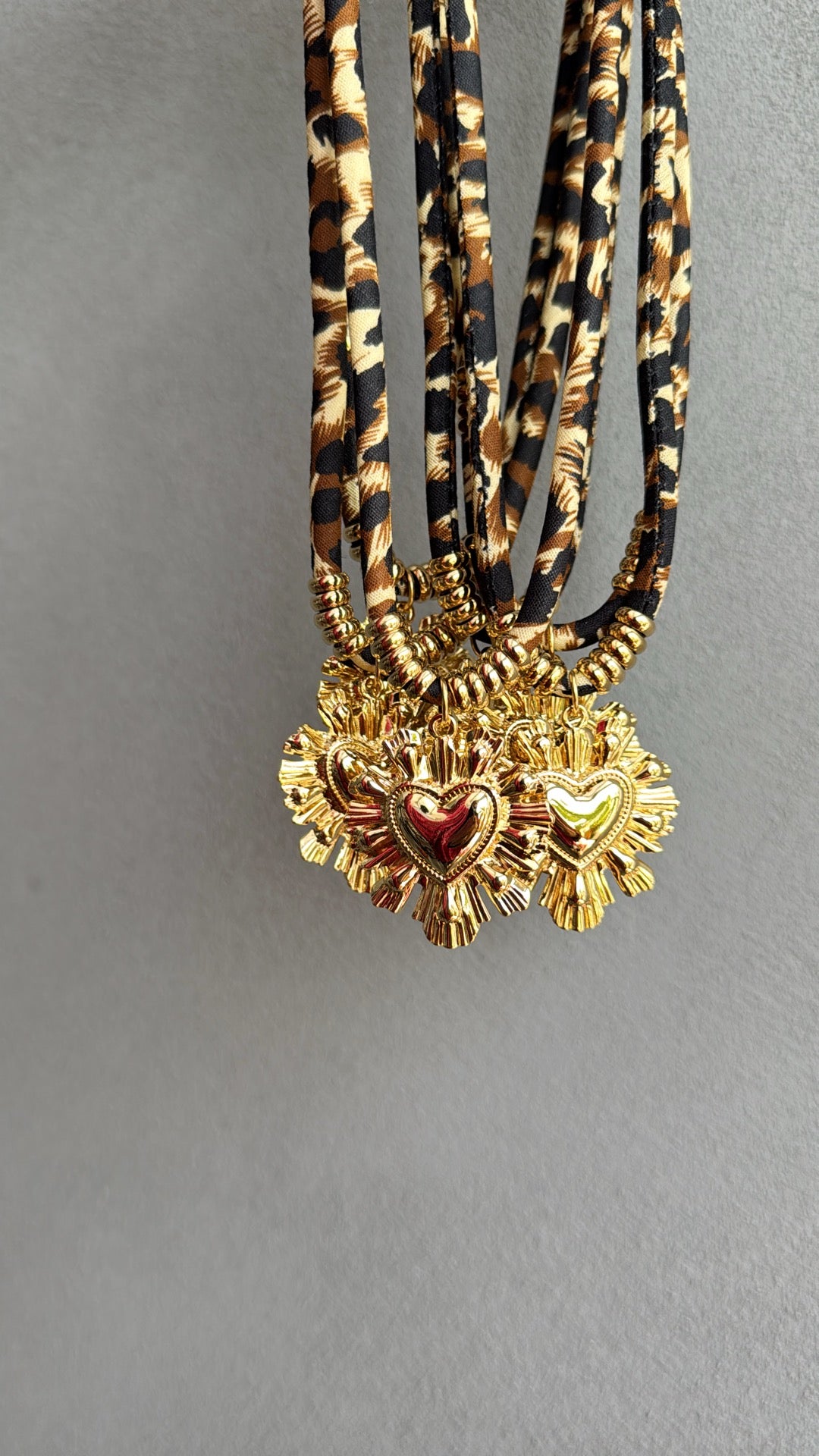 Collana cuore animalier