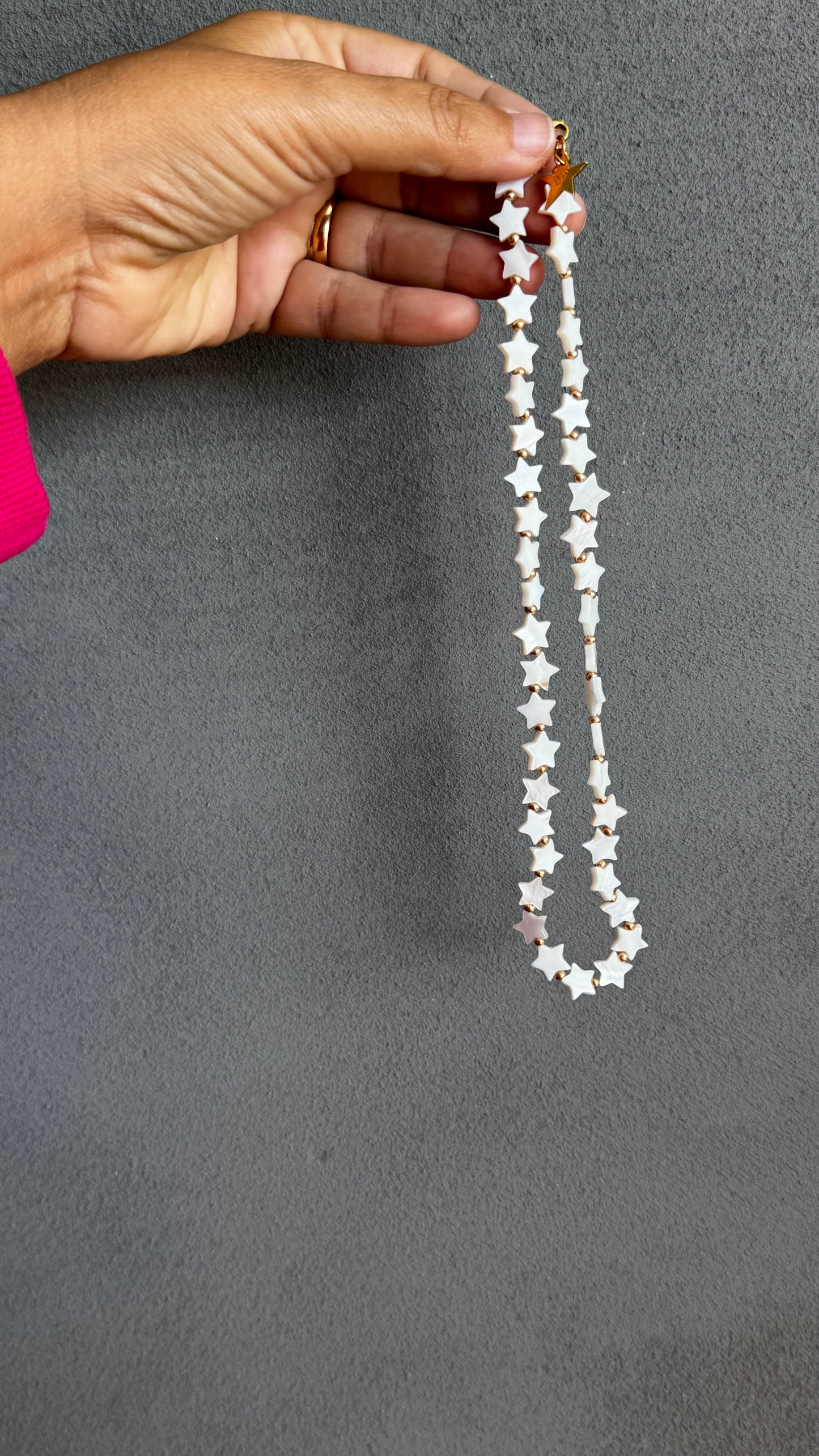 Collana cielo in madreperla