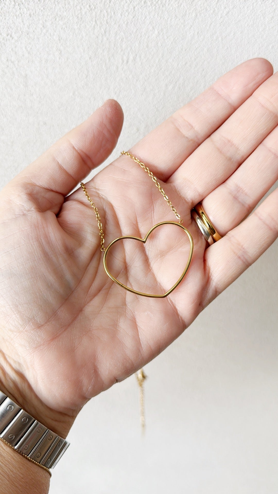 Collana cuore vuoto