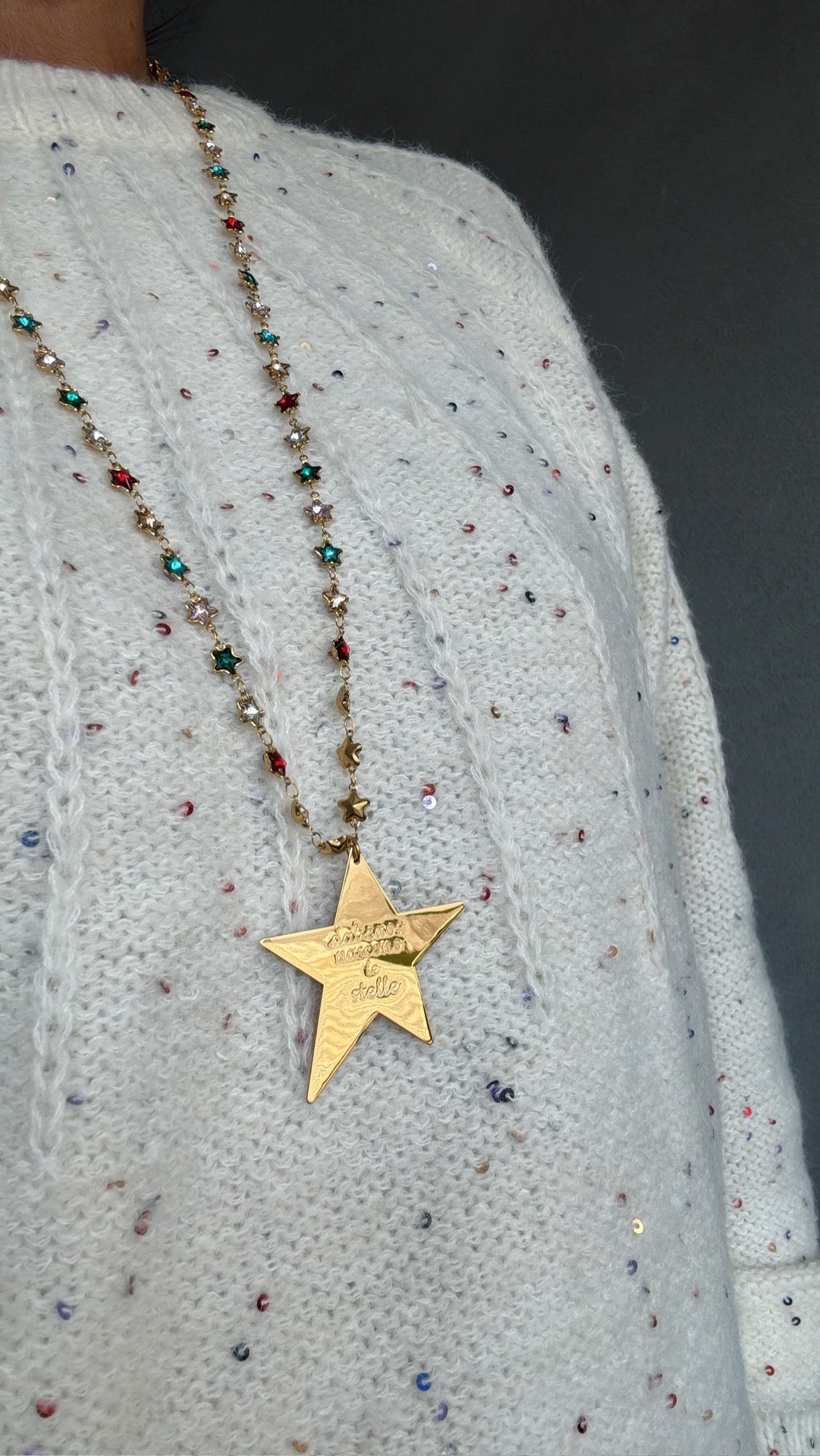 Collana big winning star