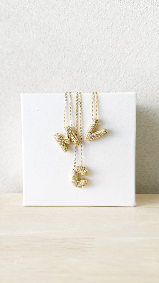 Collana brilliant letter oro