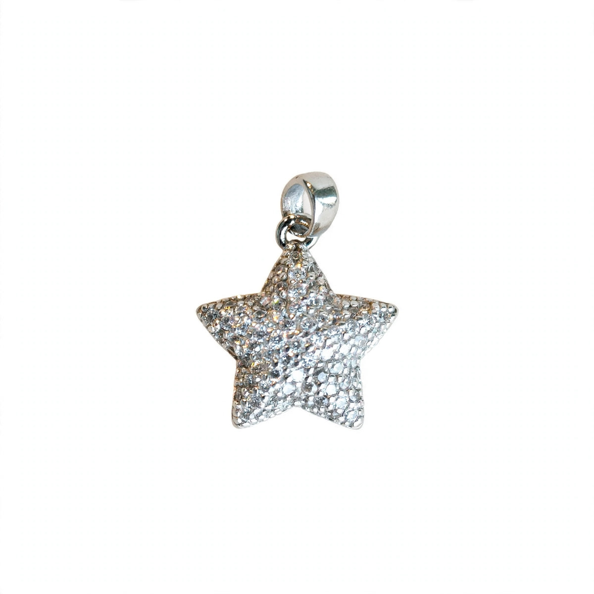Ciondolo stella silver