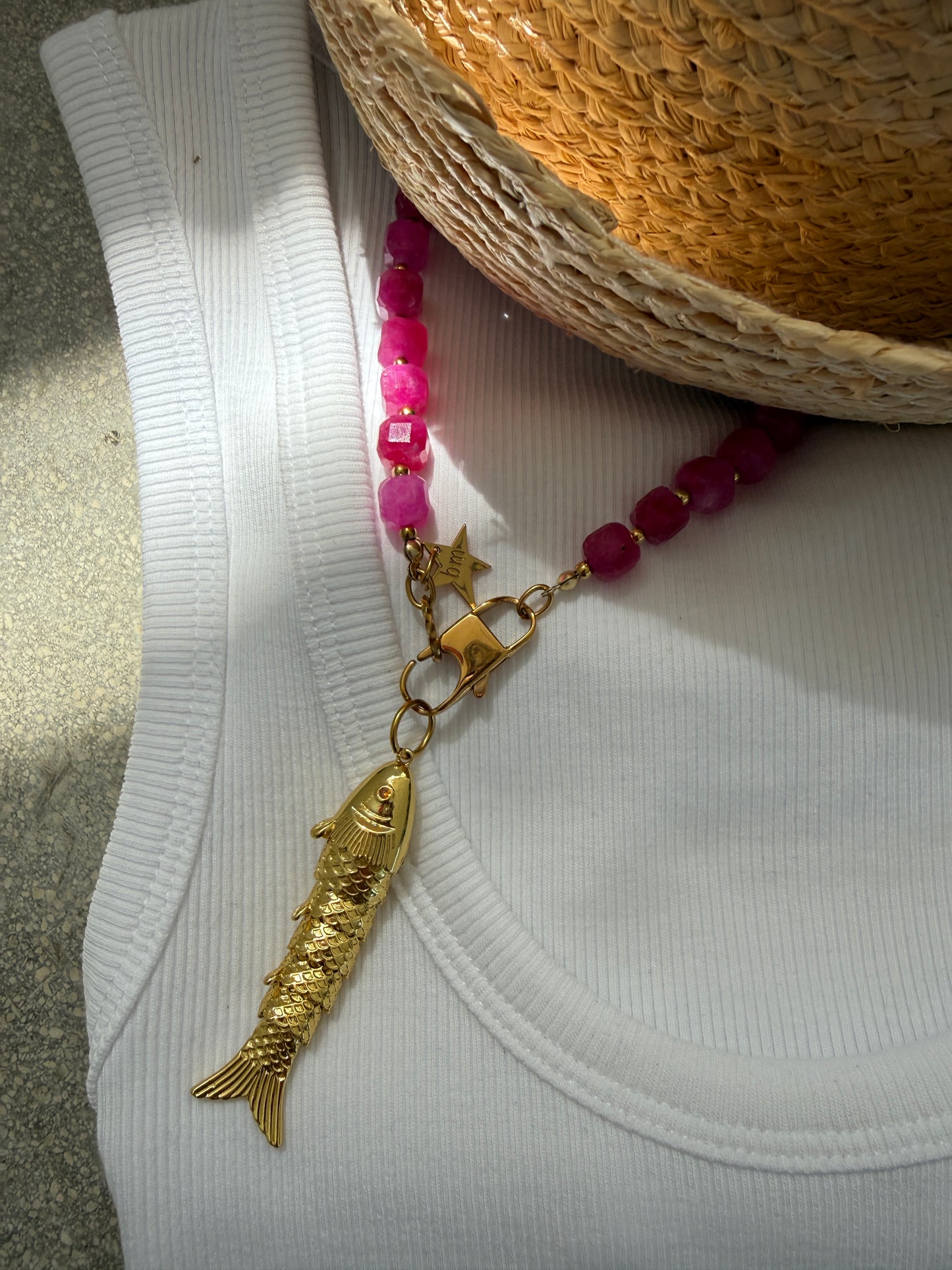 Collana Pesce Giada