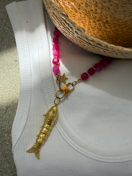 Collana Pesce Giada