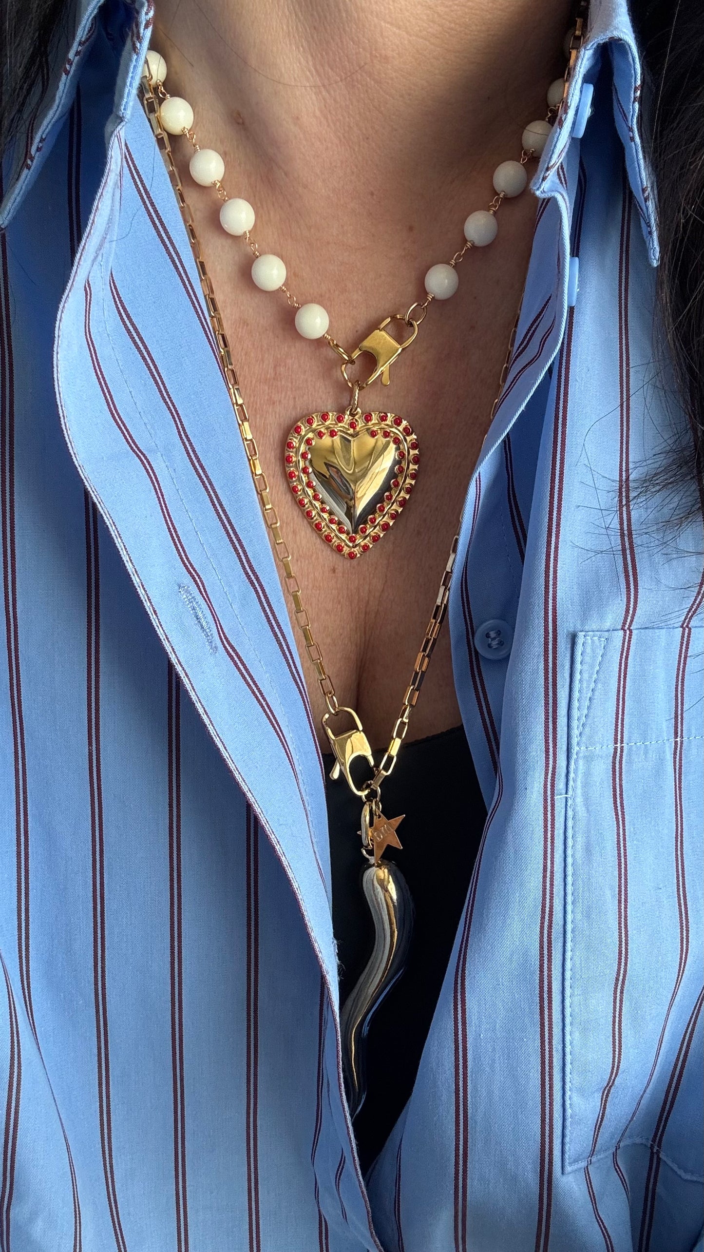 Collana cuore matto