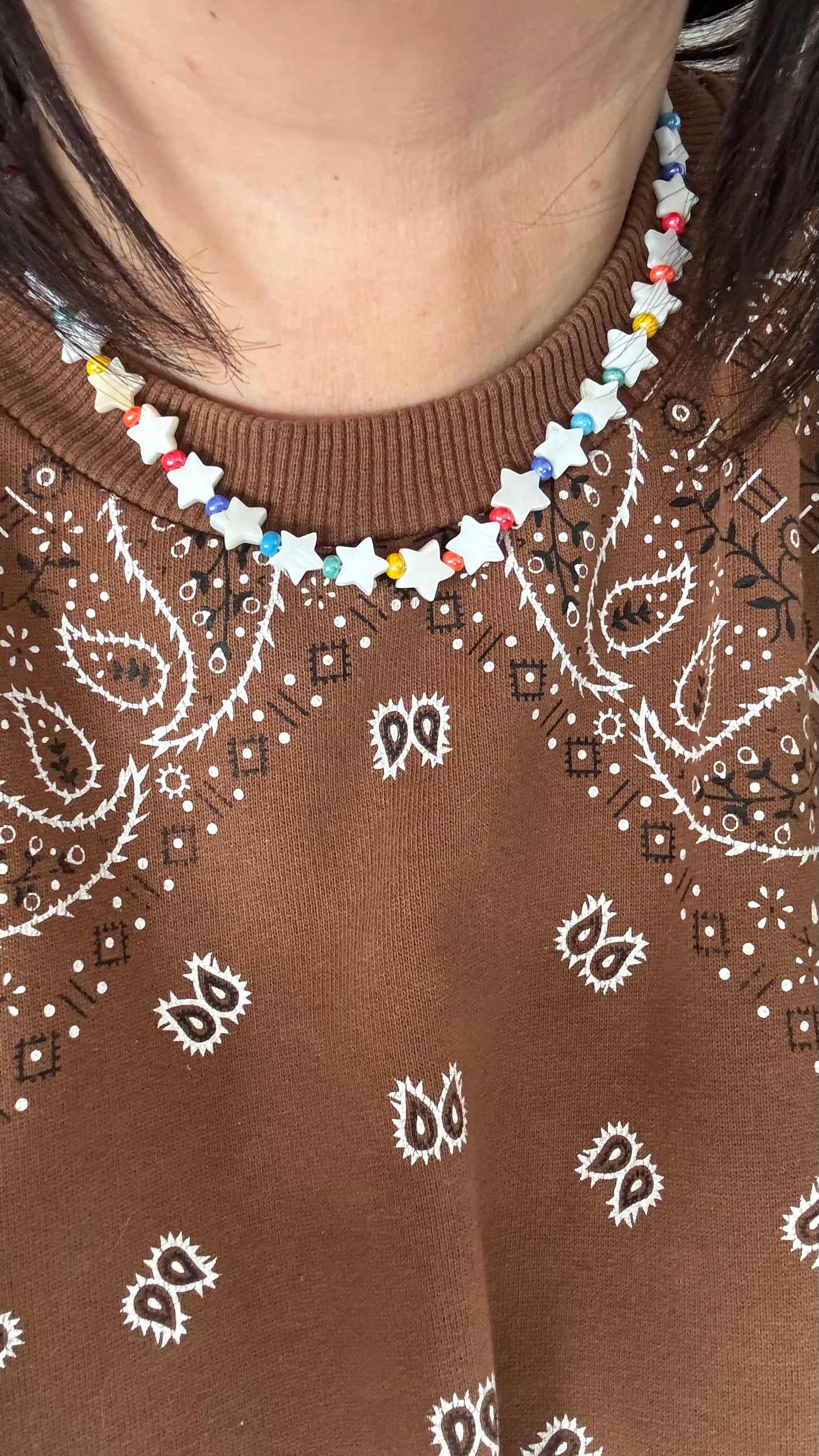 Collana stelle di madreperla