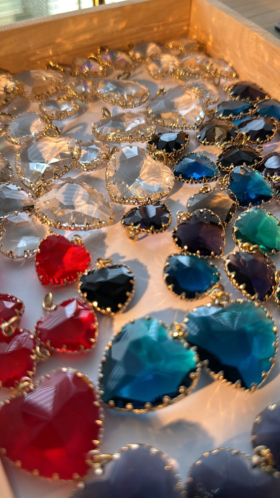 grand pendentif en forme de cœur
