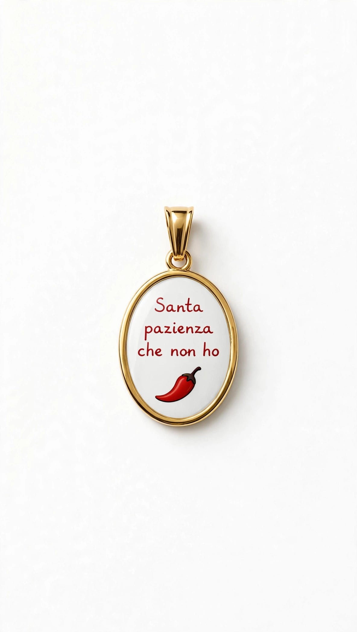 Ciondolo Santa pazienza che non ho