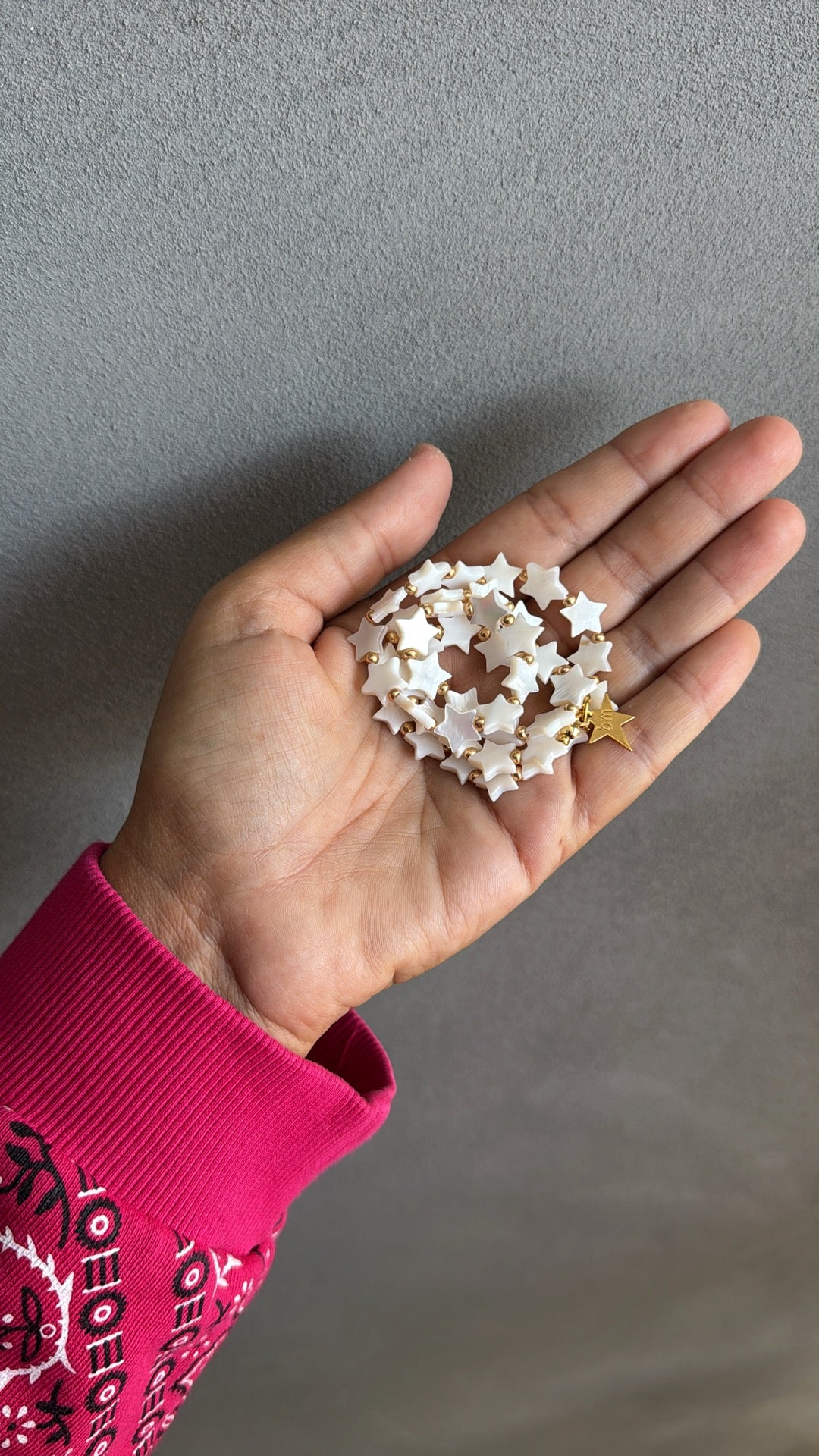 Collana cielo in madreperla