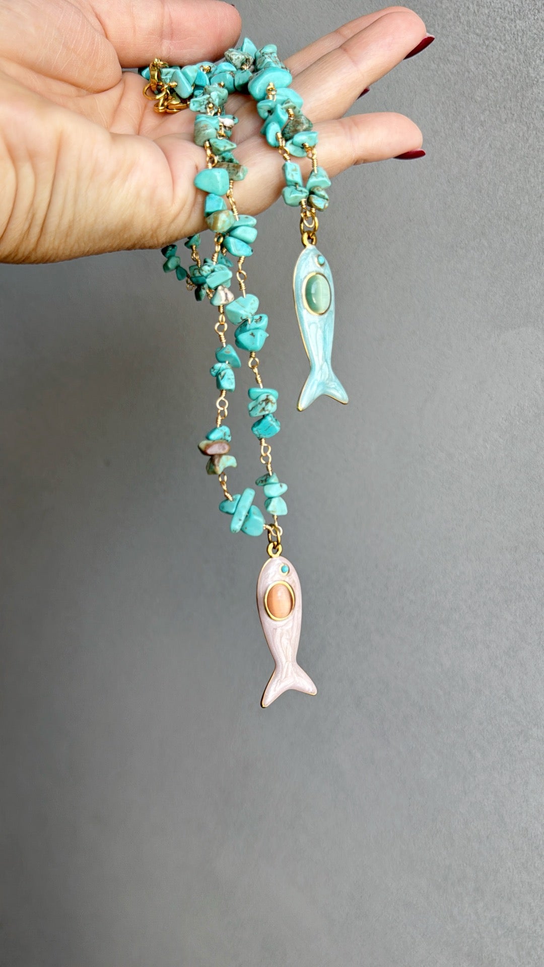 Collana pesce Perla