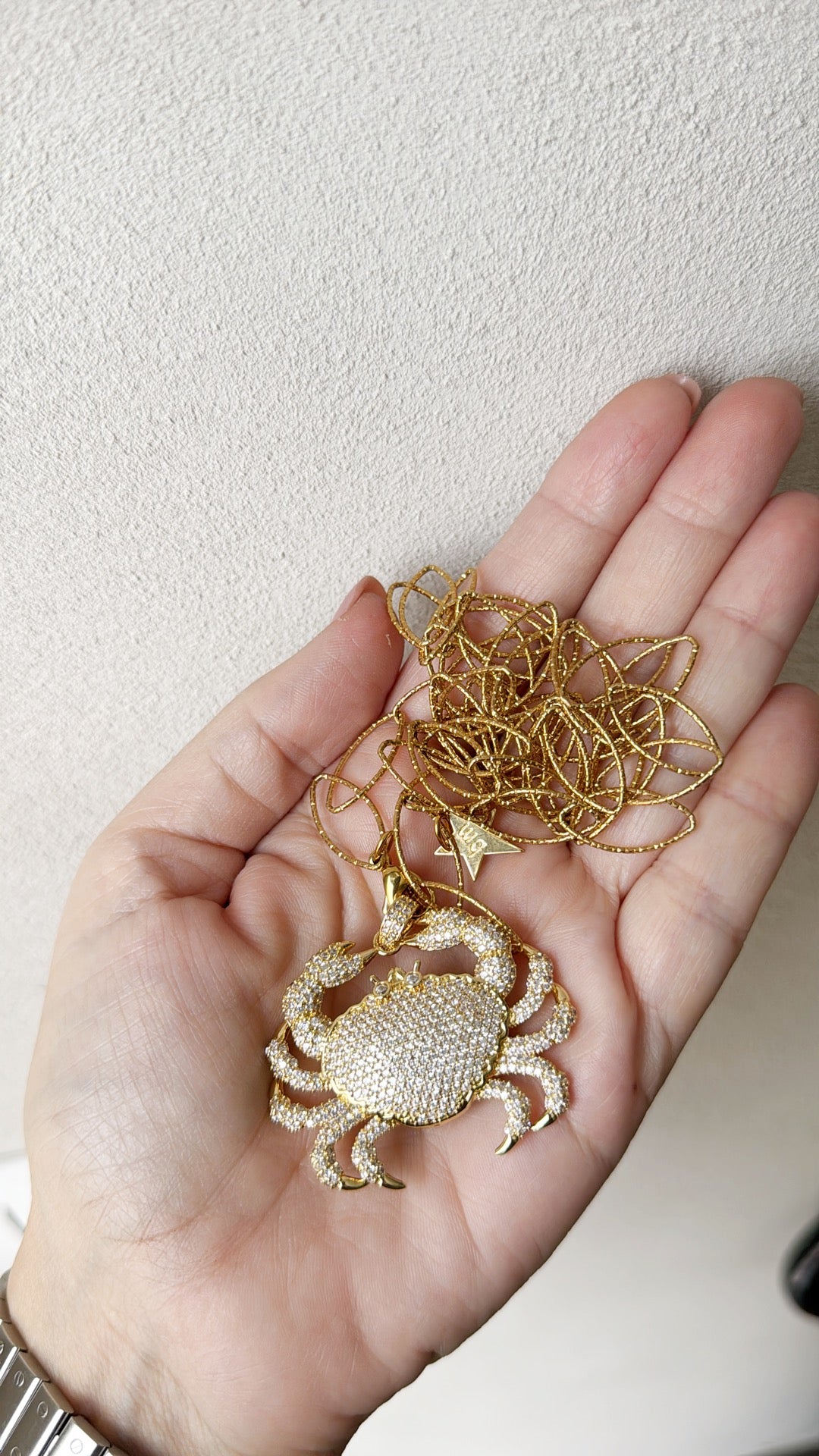 Collana granchio shine