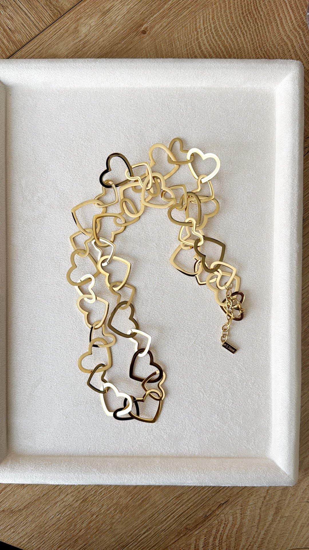 Collana lunga mille cuori matti