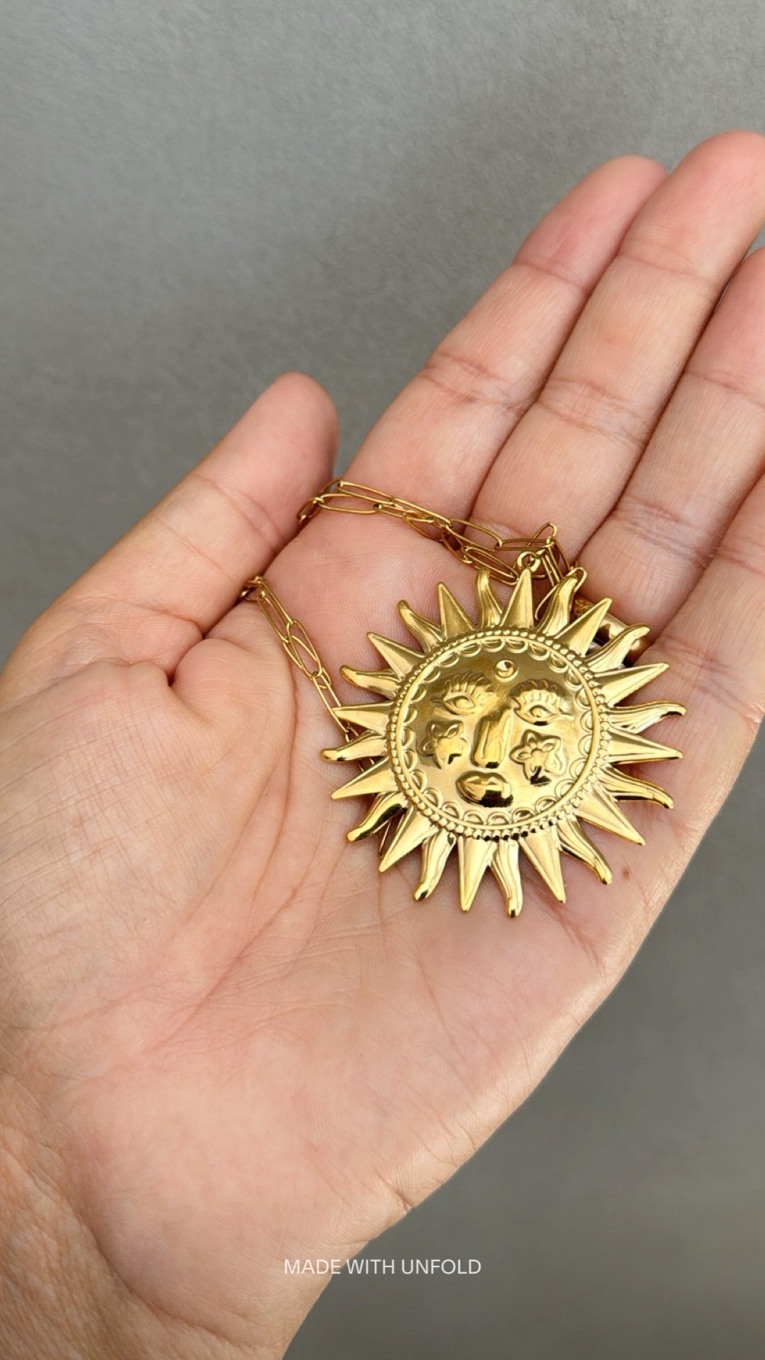 Collana raggio di sole