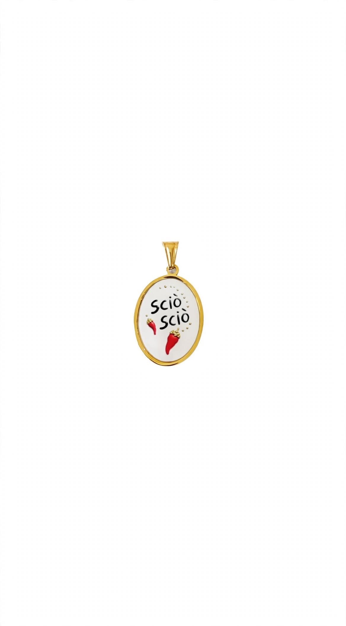 Ciondolo scio’scio’ ovale