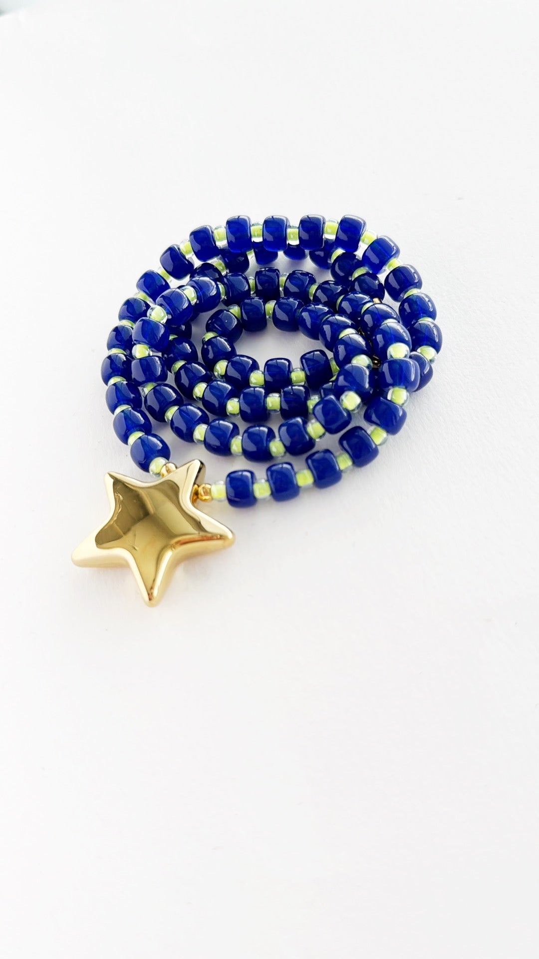 Collana Stella blu