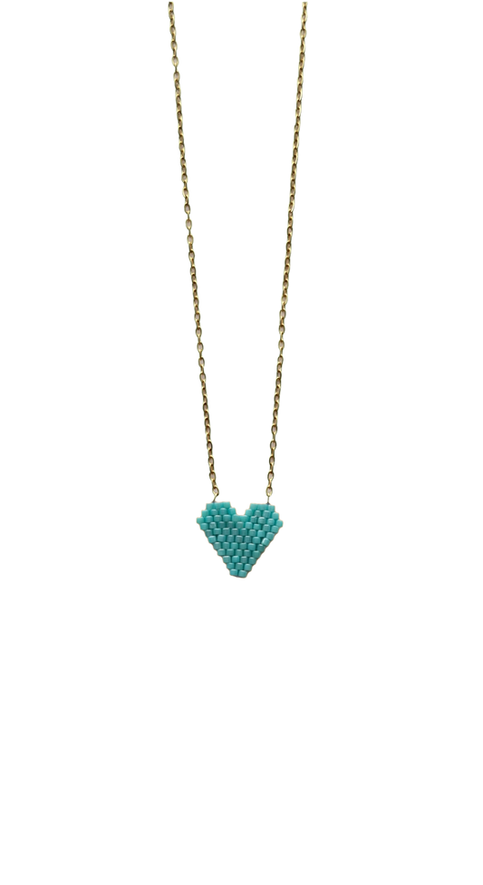 Cuore azzurro mare miyuki