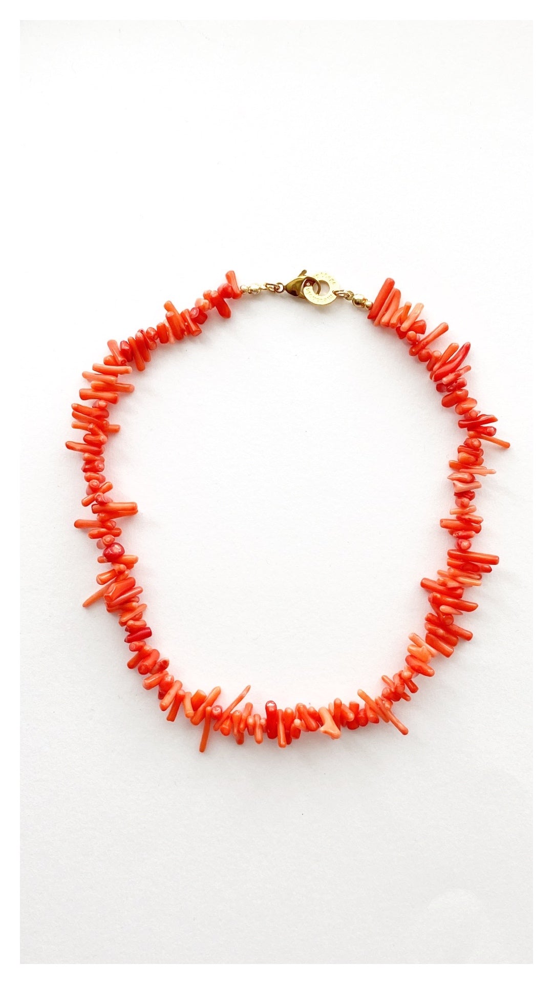 COLLANA BAMBU' CORALLO ORANGE